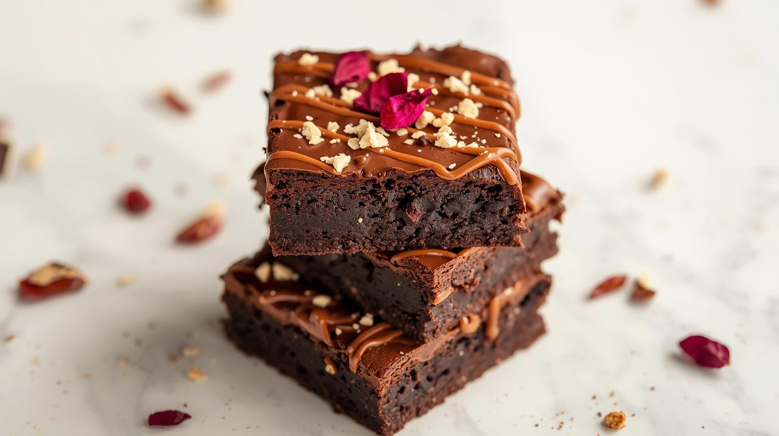 Nutella swirl brownies - Hazelnut heaven