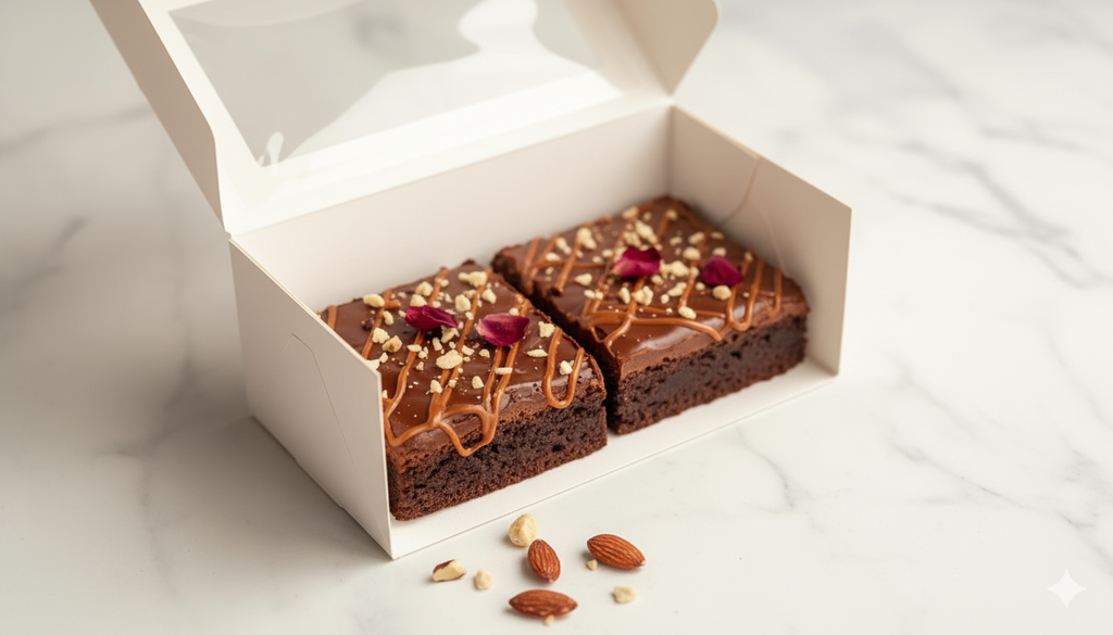 Nutella swirl brownies - Hazelnut heaven